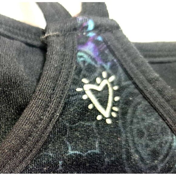 Betsy Johnson Performance Women XL Multicolor Floral Sports Bra Removeable Pads - Picture 5 of 6